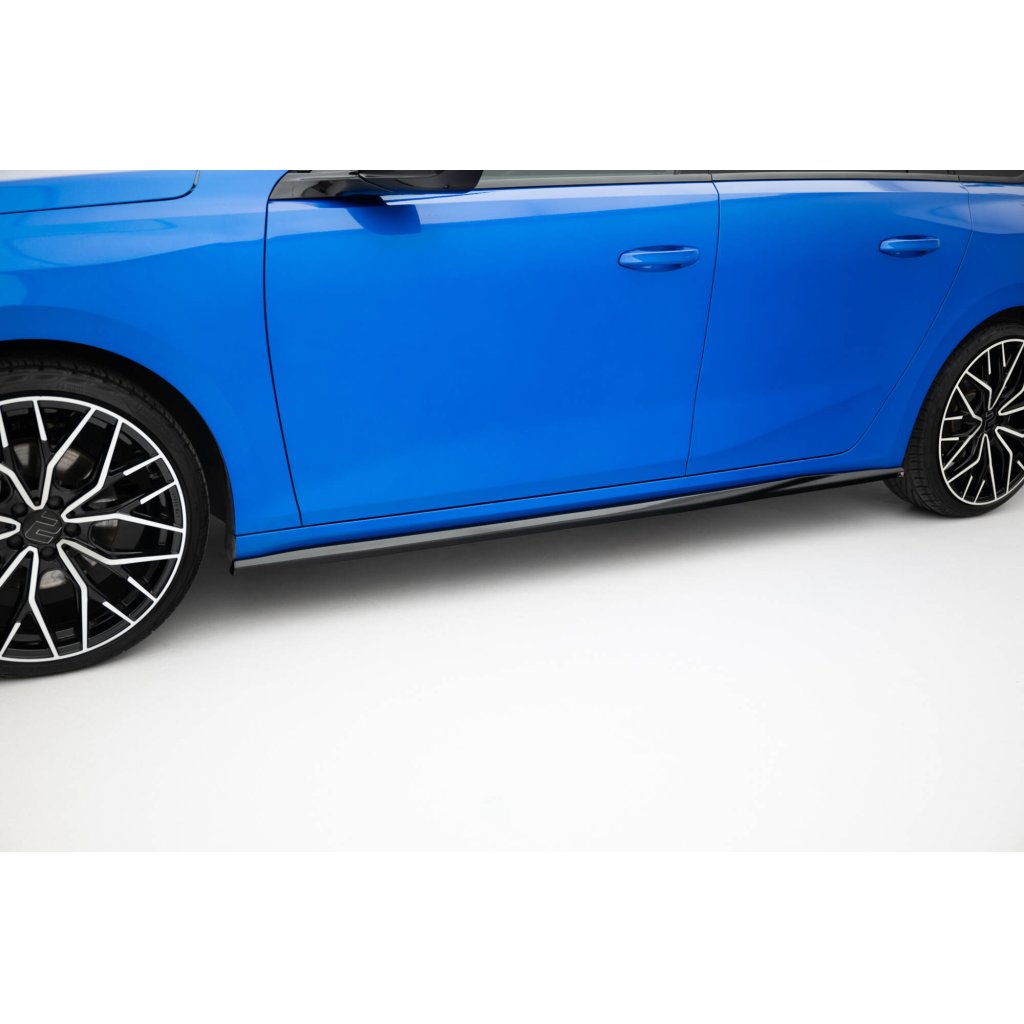 Maxton Design difuzory pod boční prahy pro Opel Astra L (Mk5), černý lesklý plast ABS, Sports Tourer