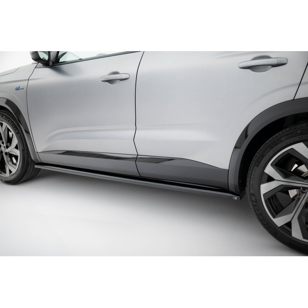 Maxton Design difuzory pod boční prahy pro Renault Austral Mk1, černý lesklý plast ABS