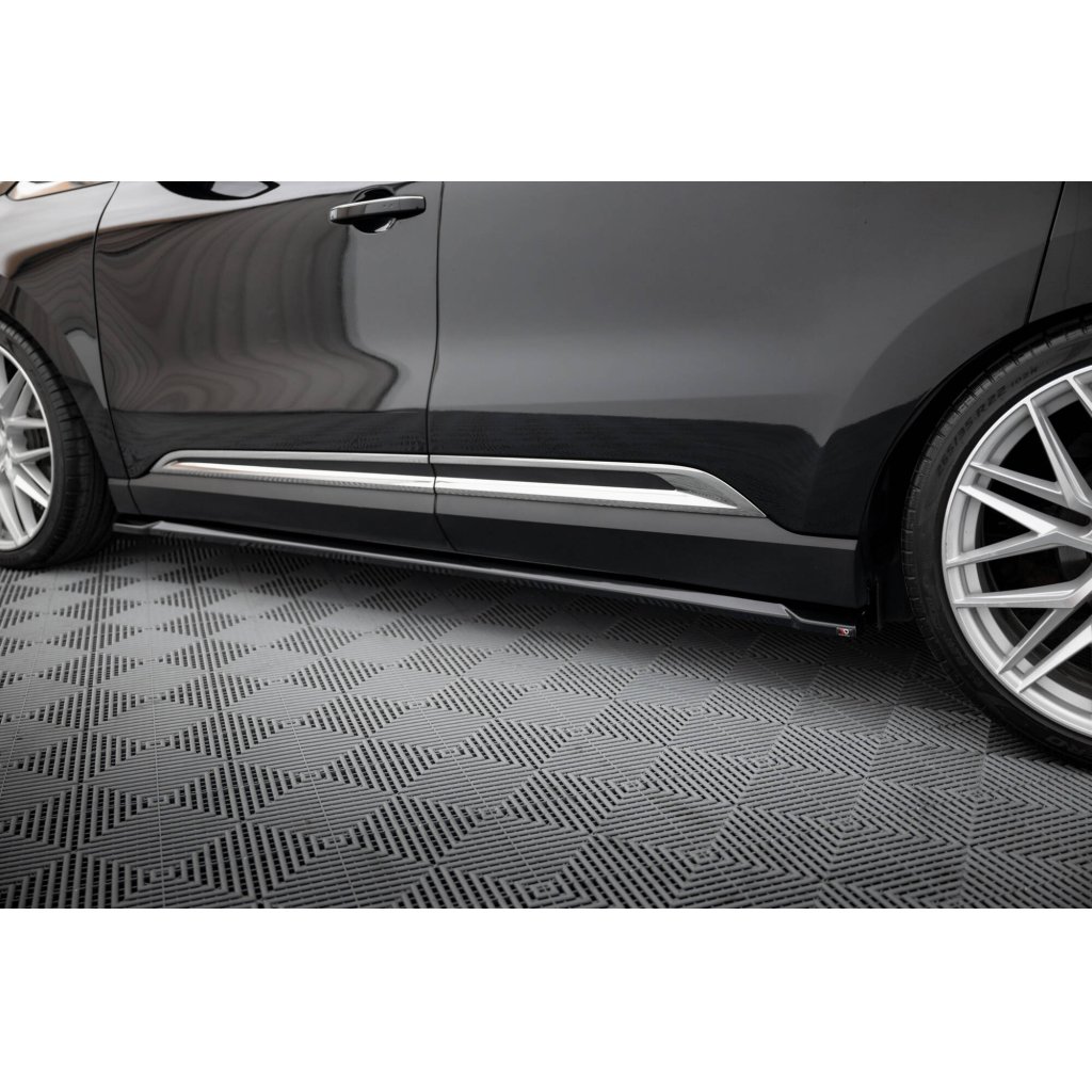 Maxton Design difuzory pod boční prahy pro Renault Espace Mk5 Facelift, černý lesklý plast ABS