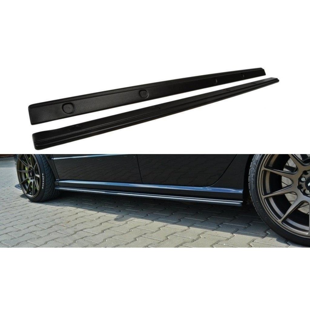 Maxton Design difuzory pod boční prahy pro Škoda Fabia RS Mk1, plast ABS bez povrchové úpravy