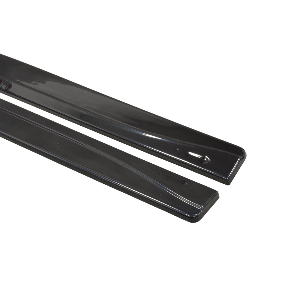 Maxton Design difuzory pod boční prahy ver.1 pro BMW M4 F82, černý lesklý plast ABS