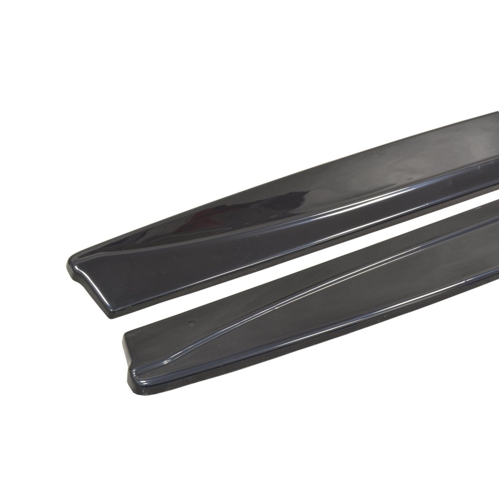 Maxton Design difuzory pod boční prahy ver.1 pro BMW M4 F82, černý lesklý plast ABS