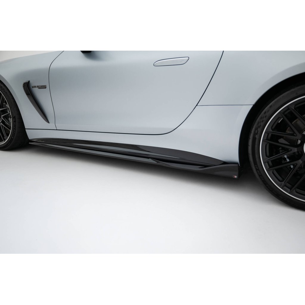 Maxton Design difuzory pod boční prahy ver.2 pro Mercedes AMG GT C192 /63, černý lesklý plast ABS