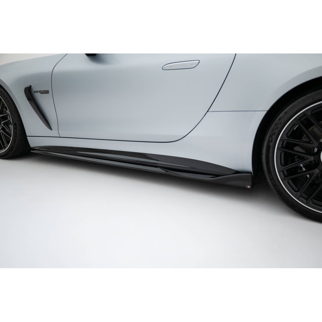 Maxton Design difuzory pod boční prahy ver.2 pro Mercedes AMG GT C192 /63, černý lesklý plast ABS