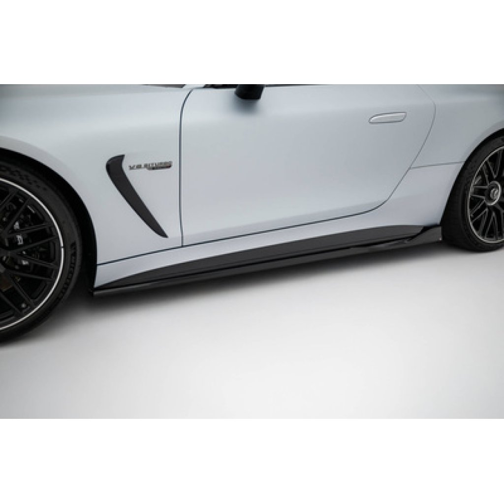 Maxton Design difuzory pod boční prahy ver.2 pro Mercedes AMG GT C192 /63, černý lesklý plast ABS