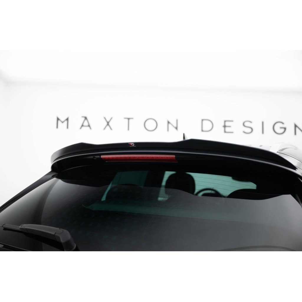 Maxton Design horní prodloužení spoileru pro Maserati Levante Mk1 GT Facelift, černý lesklý plast ABS