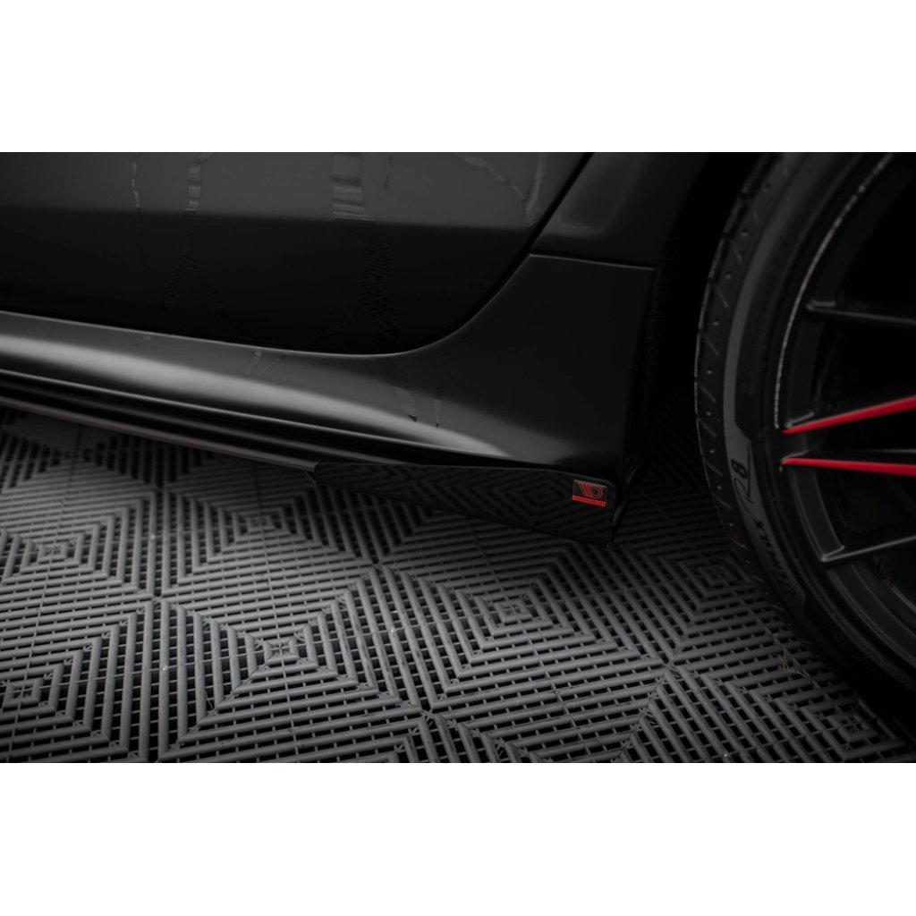 Maxton Design křidélka bočních difuzorů pro Audi A7 C7, plast ABS bez povrchové úpravy, S-Line