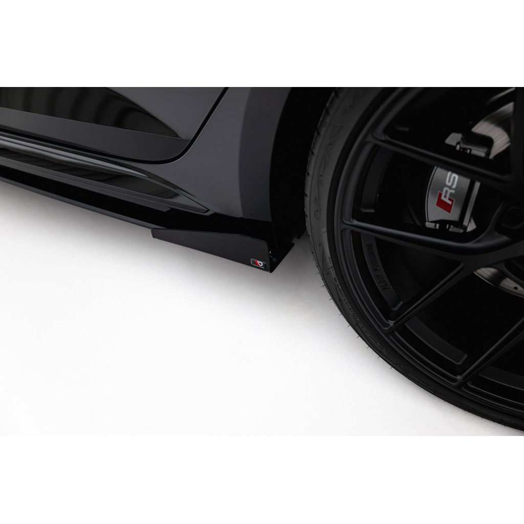 Maxton Design křidélka bočních difuzorů pro Audi RS5 F5, plast ABS bez povrchové úpravy