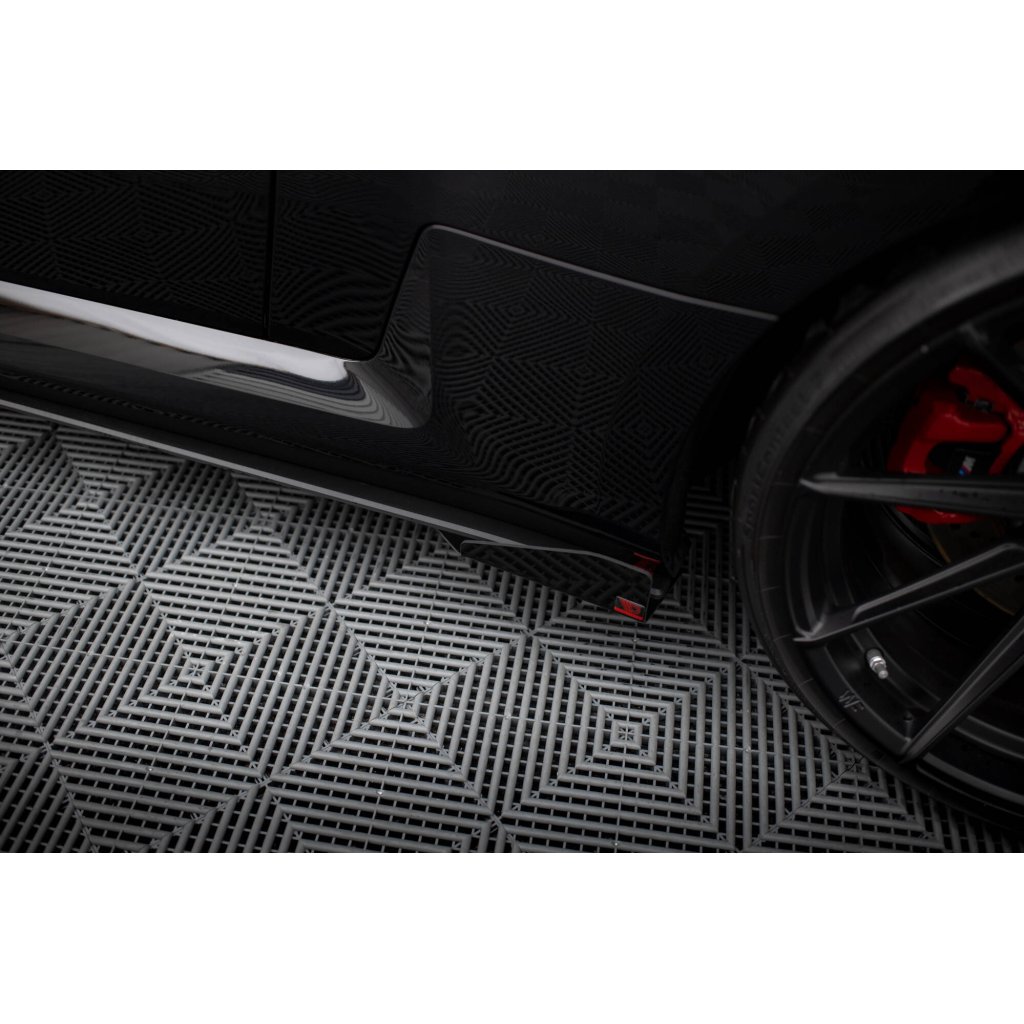 Maxton Design křidélka bočních difuzorů pro BMW M2 G87, plast ABS bez povrchové úpravy