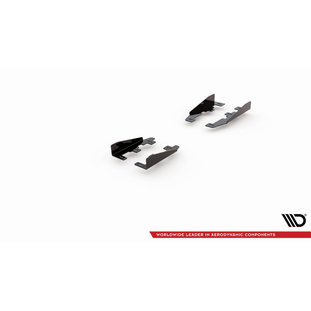 Maxton Design křidélka bočních difuzorů pro BMW řada 1 F20- F21 Facelift, černý lesklý plast ABS, M-Pack/M135i/M140i