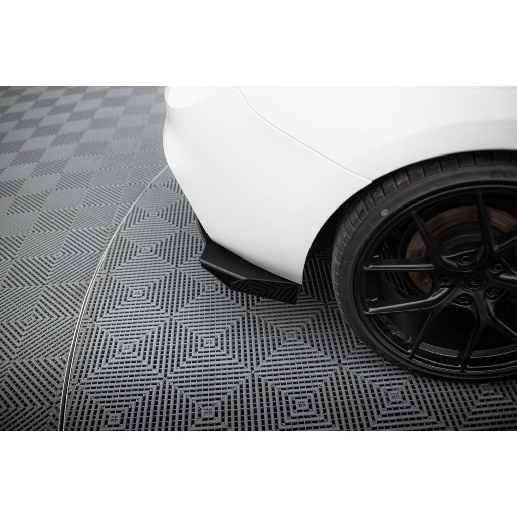 Maxton Design křidélka bočních difuzorů pro BMW řada 1 F20- F21 Facelift, černý lesklý plast ABS, M-Pack/M140i
