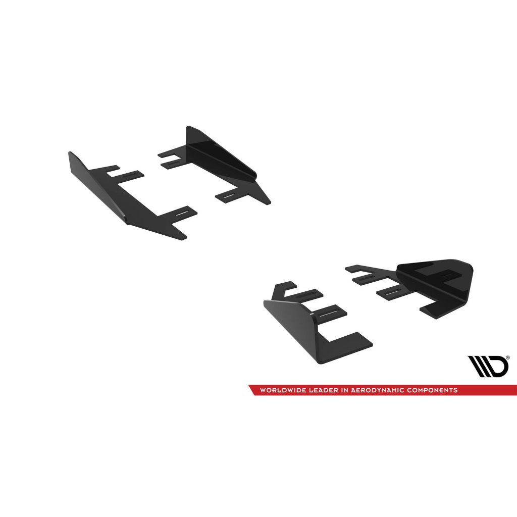 Maxton Design křidélka bočních difuzorů pro BMW řada 4 F32, F33, F36, plast ABS bez povrchové úpravy, Coupe M-pack / Cabrio M-Pack / Gran Coupe M-Pack