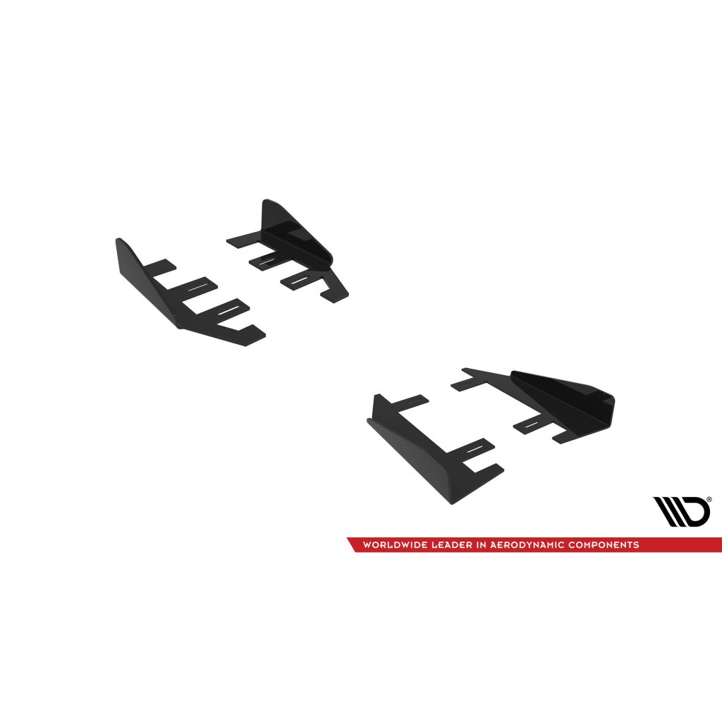 Maxton Design křidélka bočních difuzorů pro BMW řada 4 F32, F33, F36, plast ABS bez povrchové úpravy, Coupe M-pack / Cabrio M-Pack / Gran Coupe M-Pack