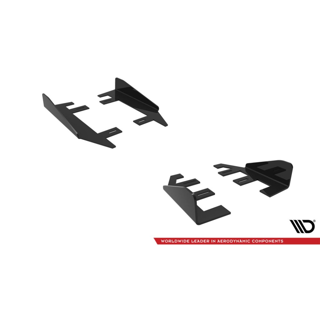 Maxton Design křidélka bočních difuzorů pro BMW řada 4 F32, F33, F36, plast ABS bez povrchové úpravy, Coupe M-pack / Cabrio M-Pack / Gran Coupe M-Pack