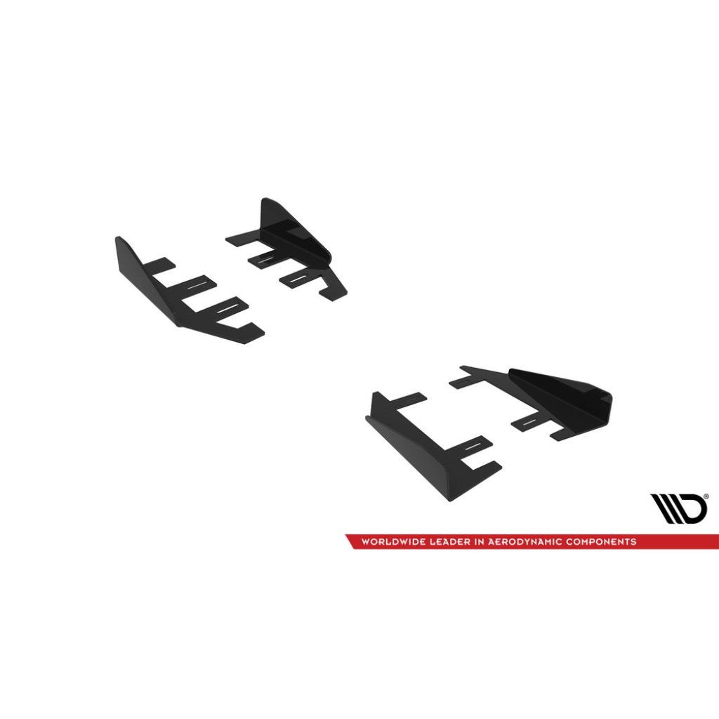 Maxton Design křidélka bočních difuzorů pro BMW řada 4 F32, F33, F36, plast ABS bez povrchové úpravy, Coupe M-pack / Cabrio M-Pack / Gran Coupe M-Pack