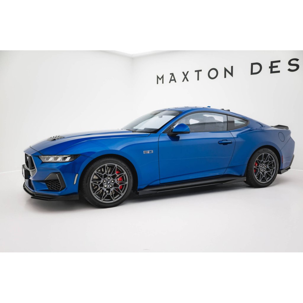 Maxton Design křidélka bočních difuzorů pro Ford Mustang Mk7 GT, plast ABS bez povrchové úpravy