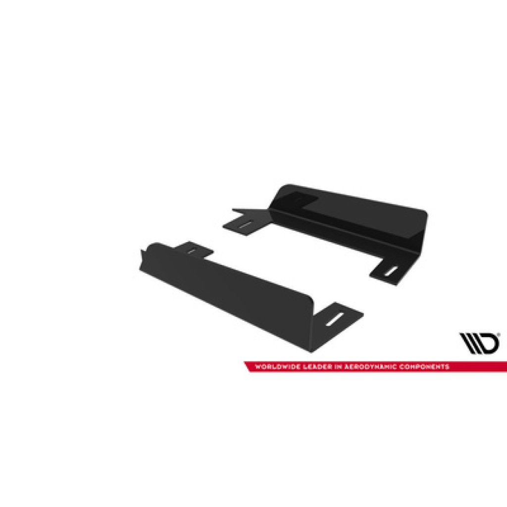 Maxton Design křidélka bočních difuzorů pro Mitsubishi Lancer Evo Mk10, plast ABS bez povrchové úpravy