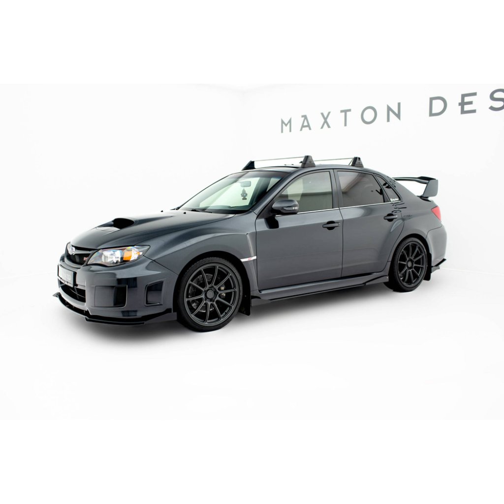 Maxton Design křidélka bočních difuzorů pro Subaru Impreza WRX STi Mk3 Facelift, plast ABS bez povrchové úpravy