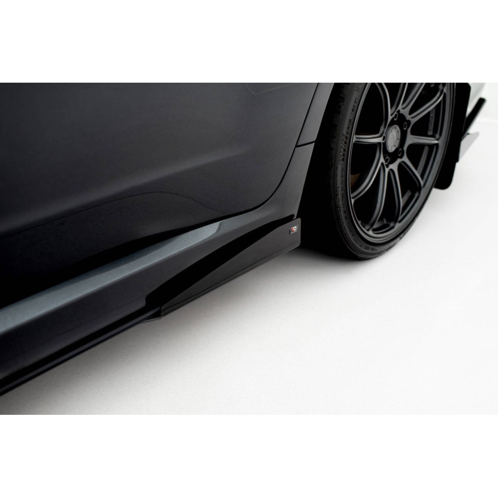 Maxton Design křidélka bočních difuzorů pro Subaru Impreza WRX STi Mk3 Facelift, plast ABS bez povrchové úpravy