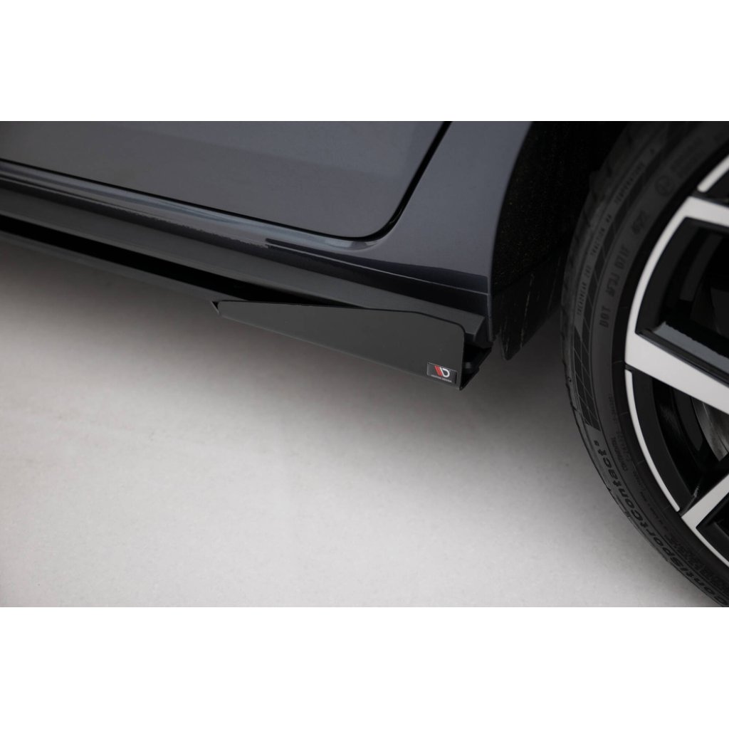 Maxton Design křidélka bočních difuzorů pro Volkswagen Polo GTI Mk6 Facelift, plast ABS bez povrchové úpravy