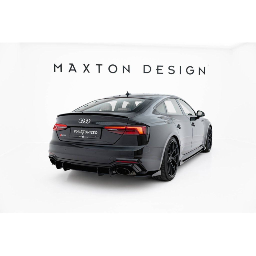 Maxton Design křidélka bočních difuzorů zad. nárazníku pro Audi RS5 F5, plast ABS bez povrchové úpravy, Sportback