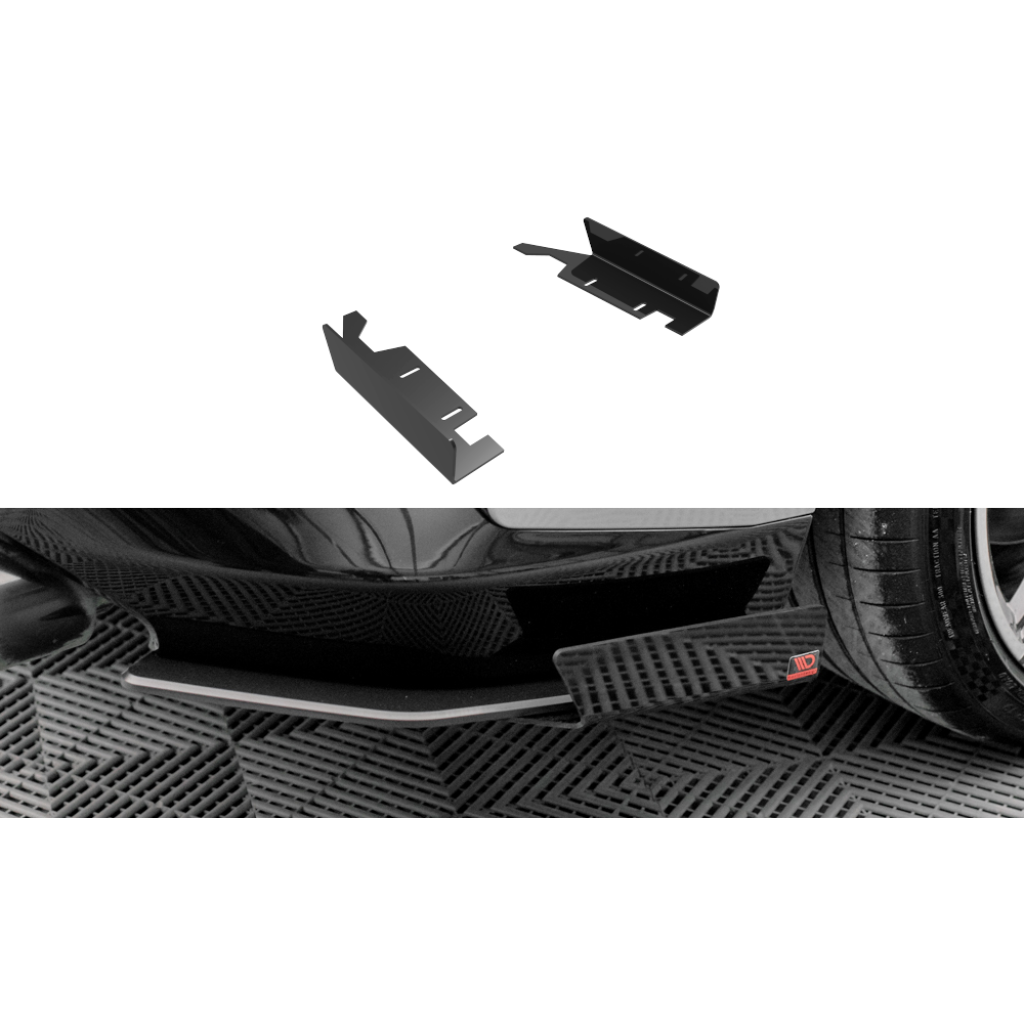 Maxton Design křidélka bočních difuzorů zad. nárazníku pro BMW řada 2 G42 M240i, černý lesklý plast ABS