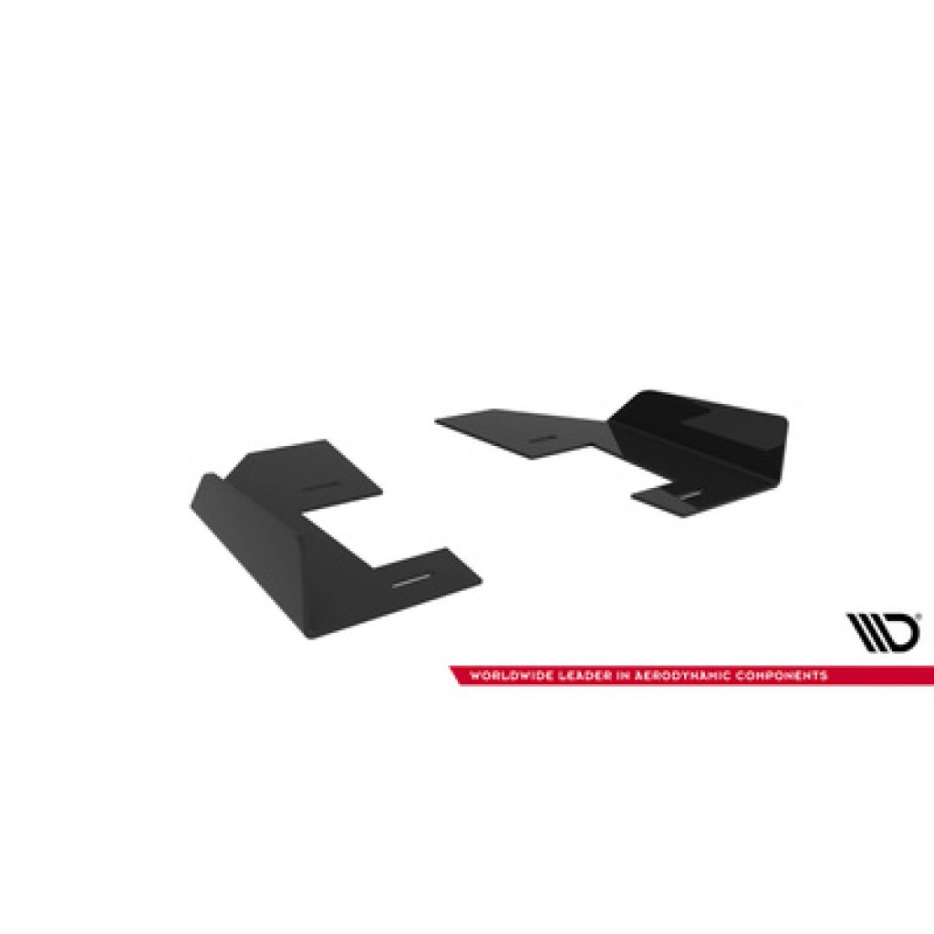 Maxton Design křidélka bočních difuzorů zad. nárazníku pro Mitsubishi Lancer Evo Mk10, plast ABS bez povrchové úpravy