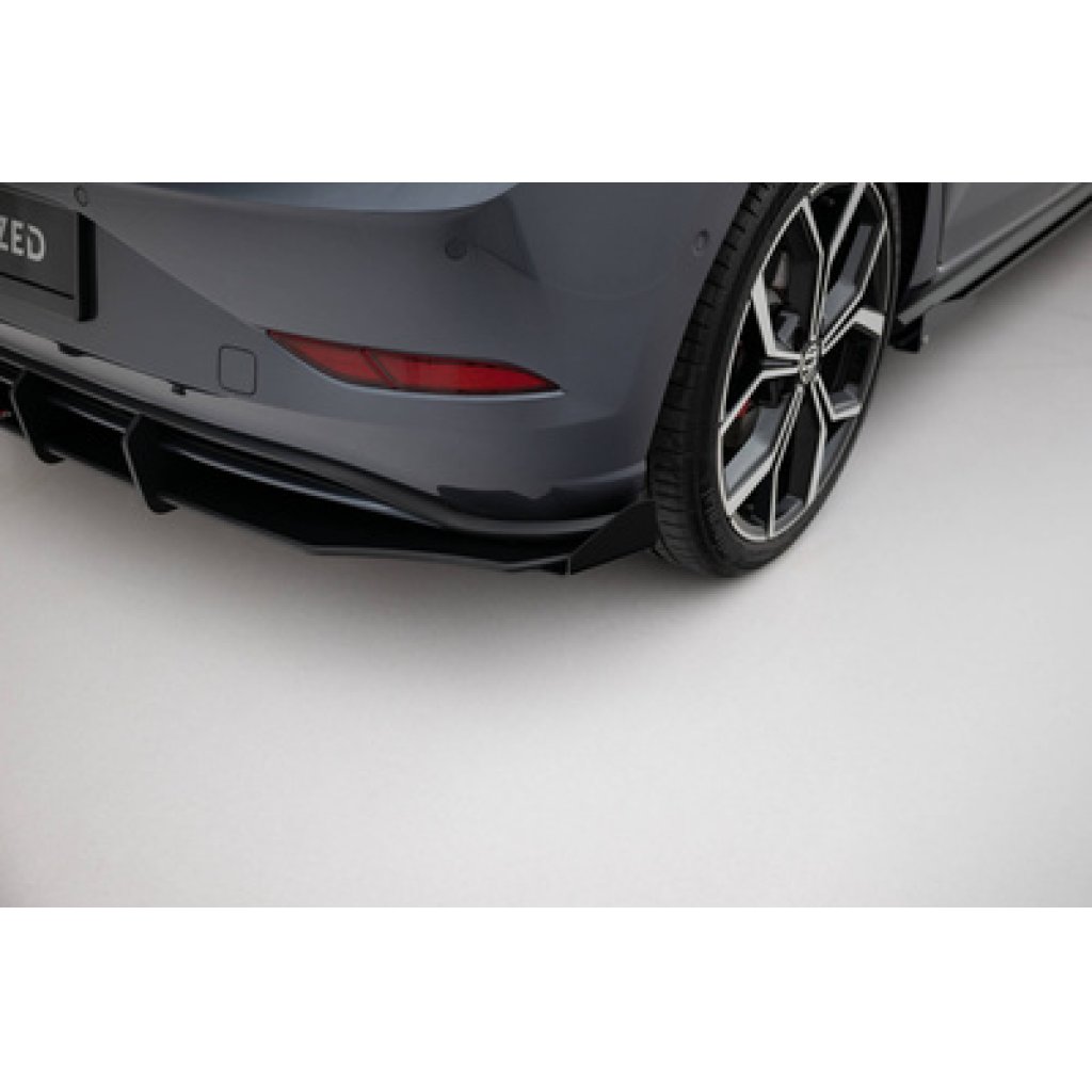 Maxton Design křidélka bočních difuzorů zad. nárazníku pro Volkswagen Polo GTI Mk6 Facelift, plast ABS bez povrchové úpravy