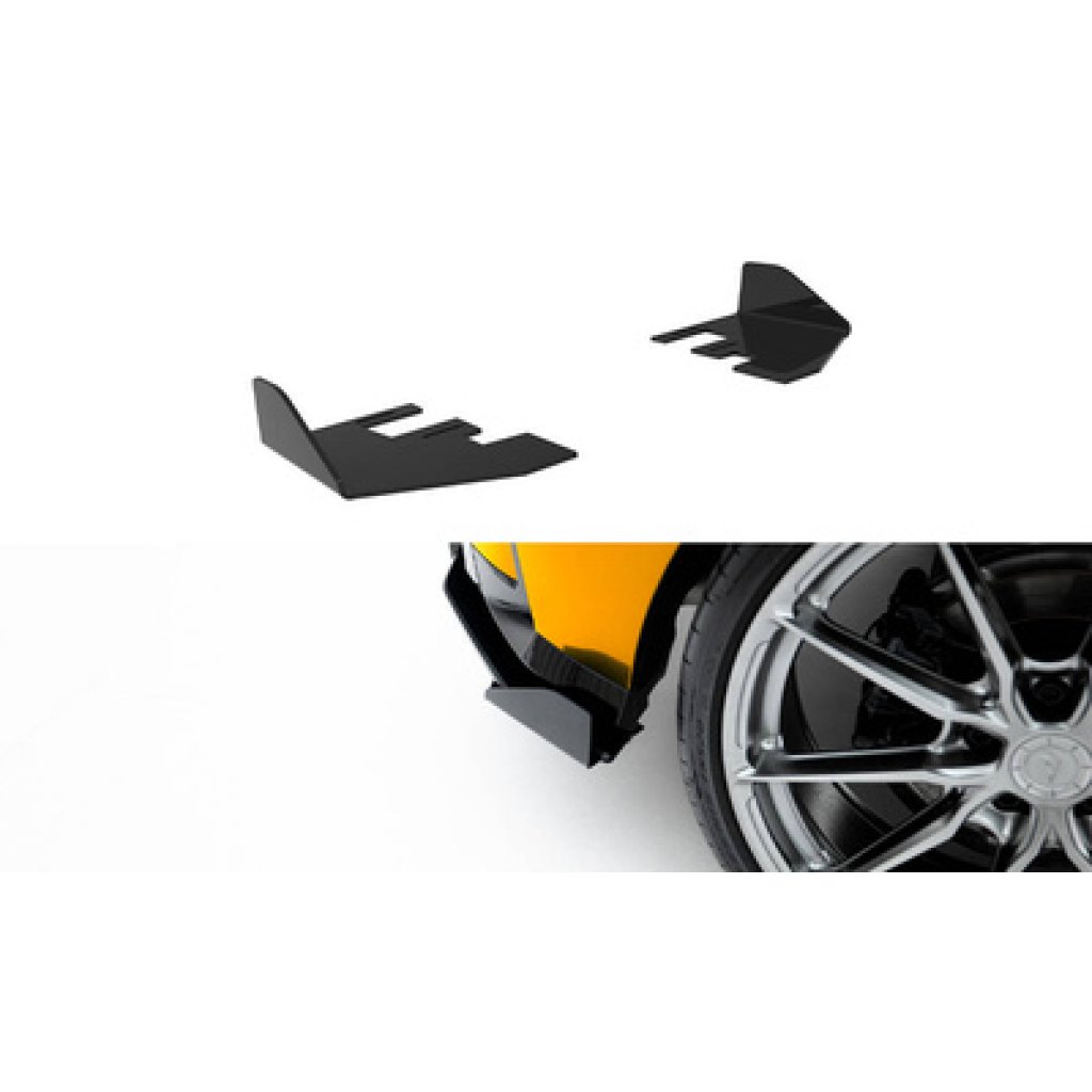 Maxton Design křidélka bočních difuzorů zadního nárazníku pro BMW řada 1 F70, plast ABS bez povrchové úpravy, M-Pack
