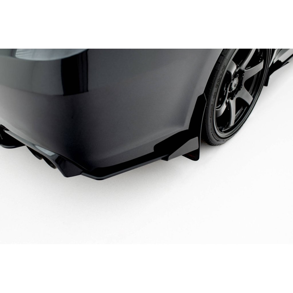 Maxton Design křidélka bočních difuzorů zadního nárazníku pro Subaru Impreza WRX STi Mk3 Facelift, plast ABS bez povrchové úpravy