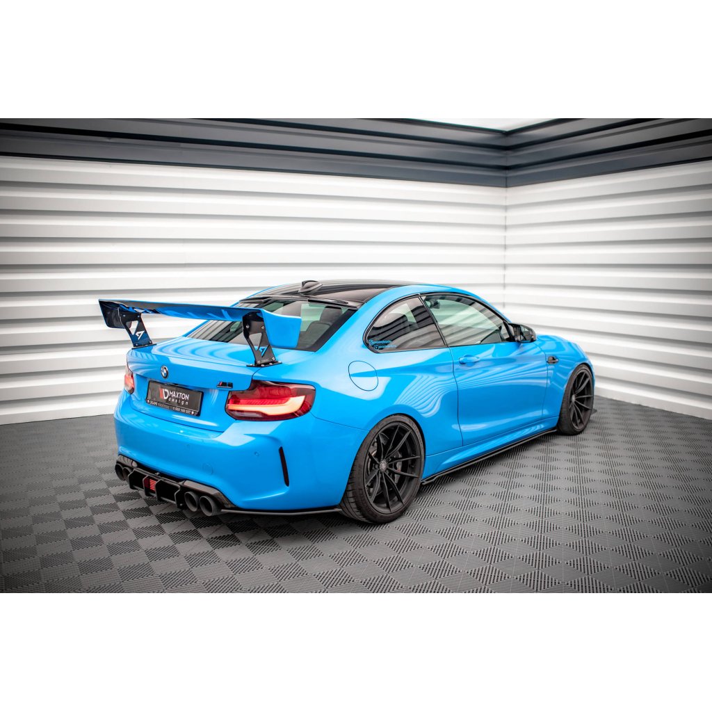 Maxton Design patka na zadní okno pro BMW M2 F87, černý lesklý plast ABS