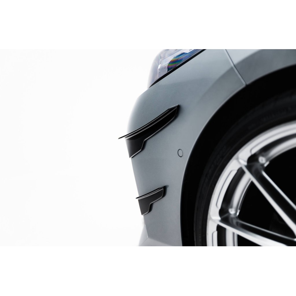 Maxton Design přítlačná křidélka předního nárazníku pro BMW řada 1 F70, plast ABS bez povrchové úpravy, M135i