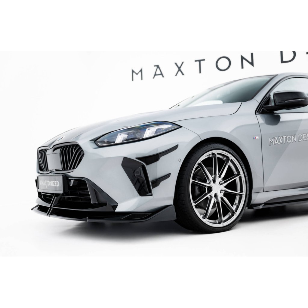 Maxton Design přítlačná křidélka předního nárazníku pro BMW řada 1 F70, plast ABS bez povrchové úpravy, M135i