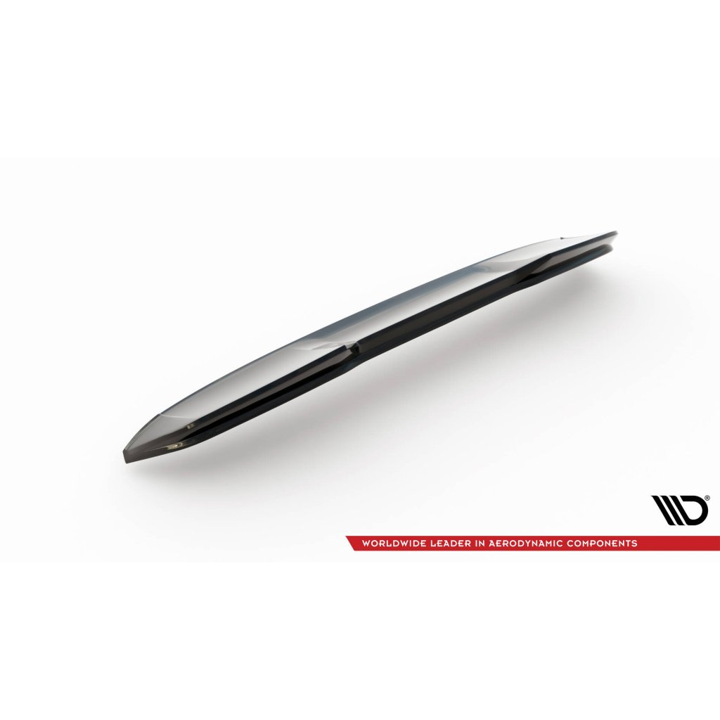 Maxton Design prodloužení spoileru 3d pro Audi S3 8V, černý lesklý plast ABS, Sportback/Hatchback
