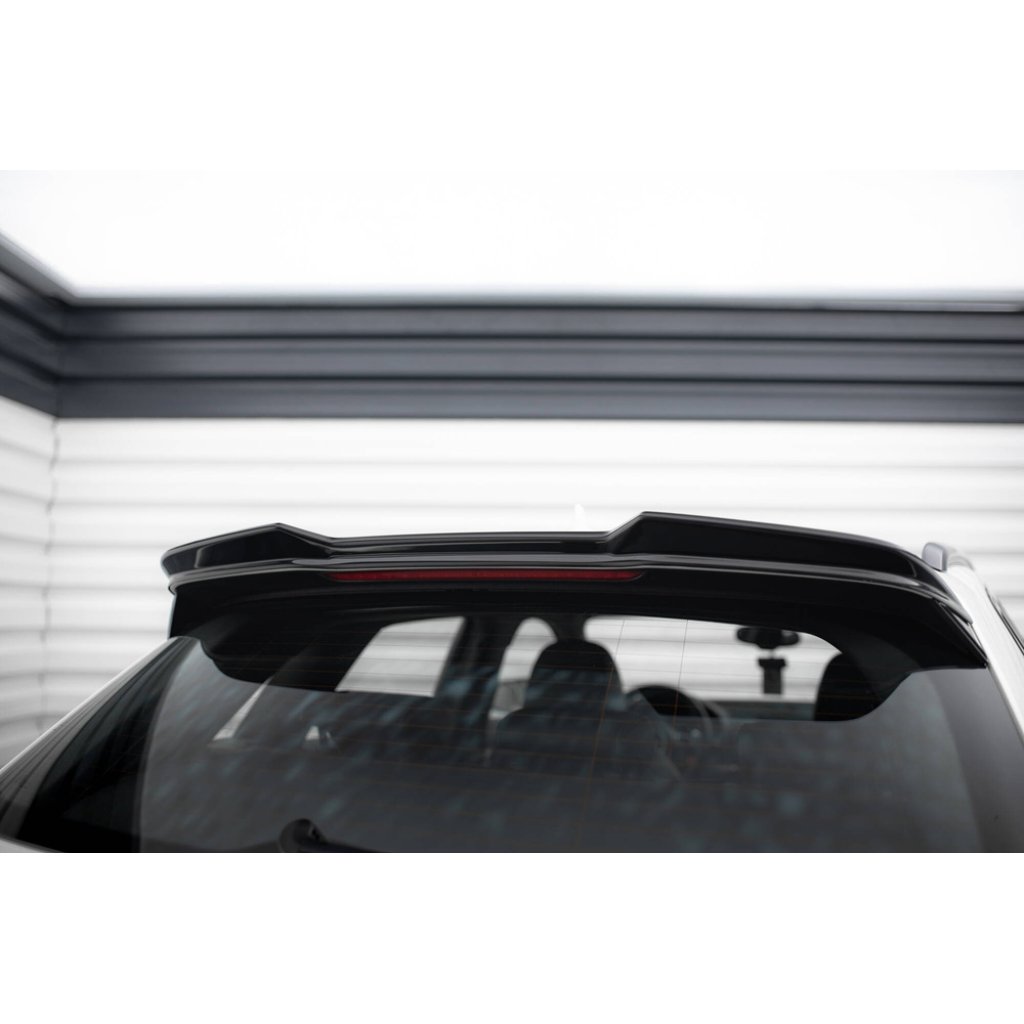 Maxton Design prodloužení spoileru 3d pro Audi S3 8V, černý lesklý plast ABS, Sportback/Hatchback