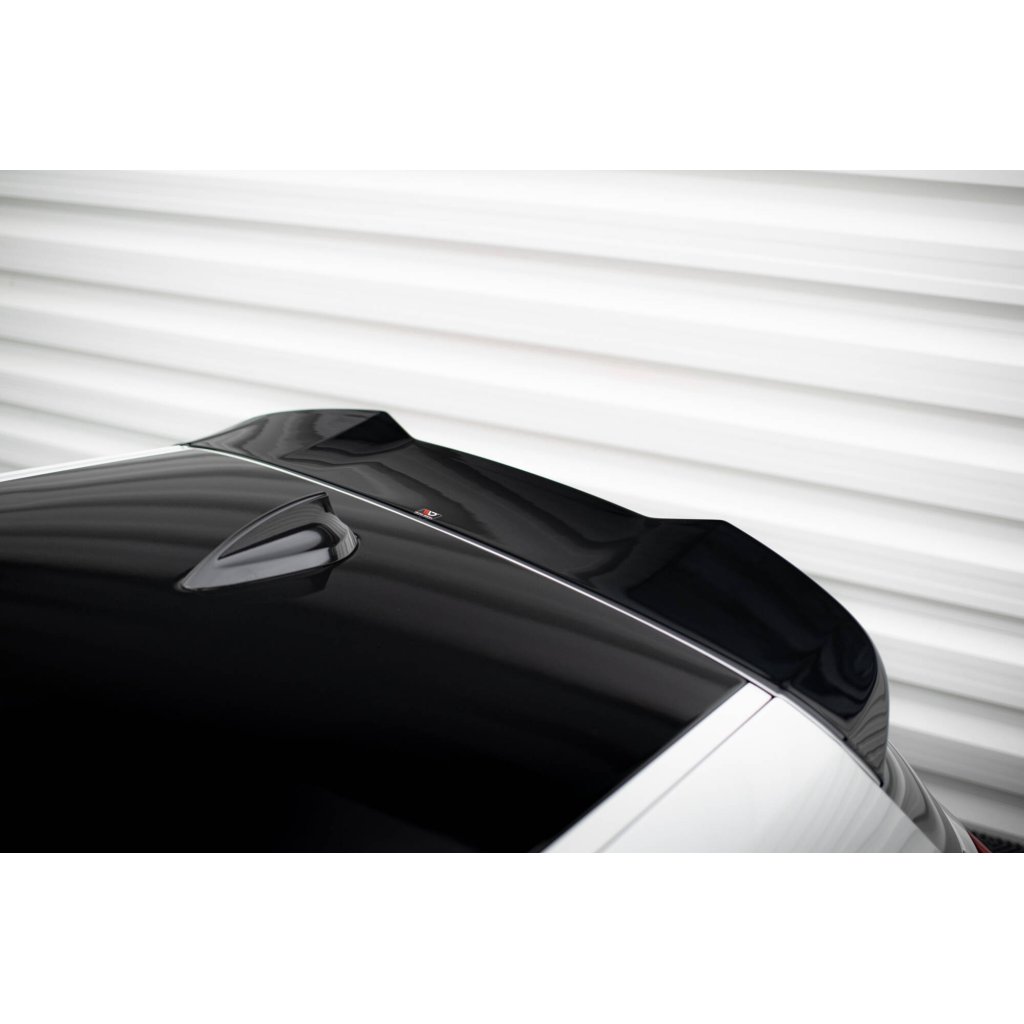 Maxton Design prodloužení spoileru 3d pro BMW řada 1 F20, černý lesklý plast ABS, Standard/M-pack/M140i