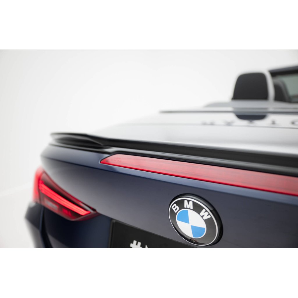 Maxton Design prodloužení spoileru 3d pro BMW řada M4 G83, černý lesklý plast ABS, Cabrio