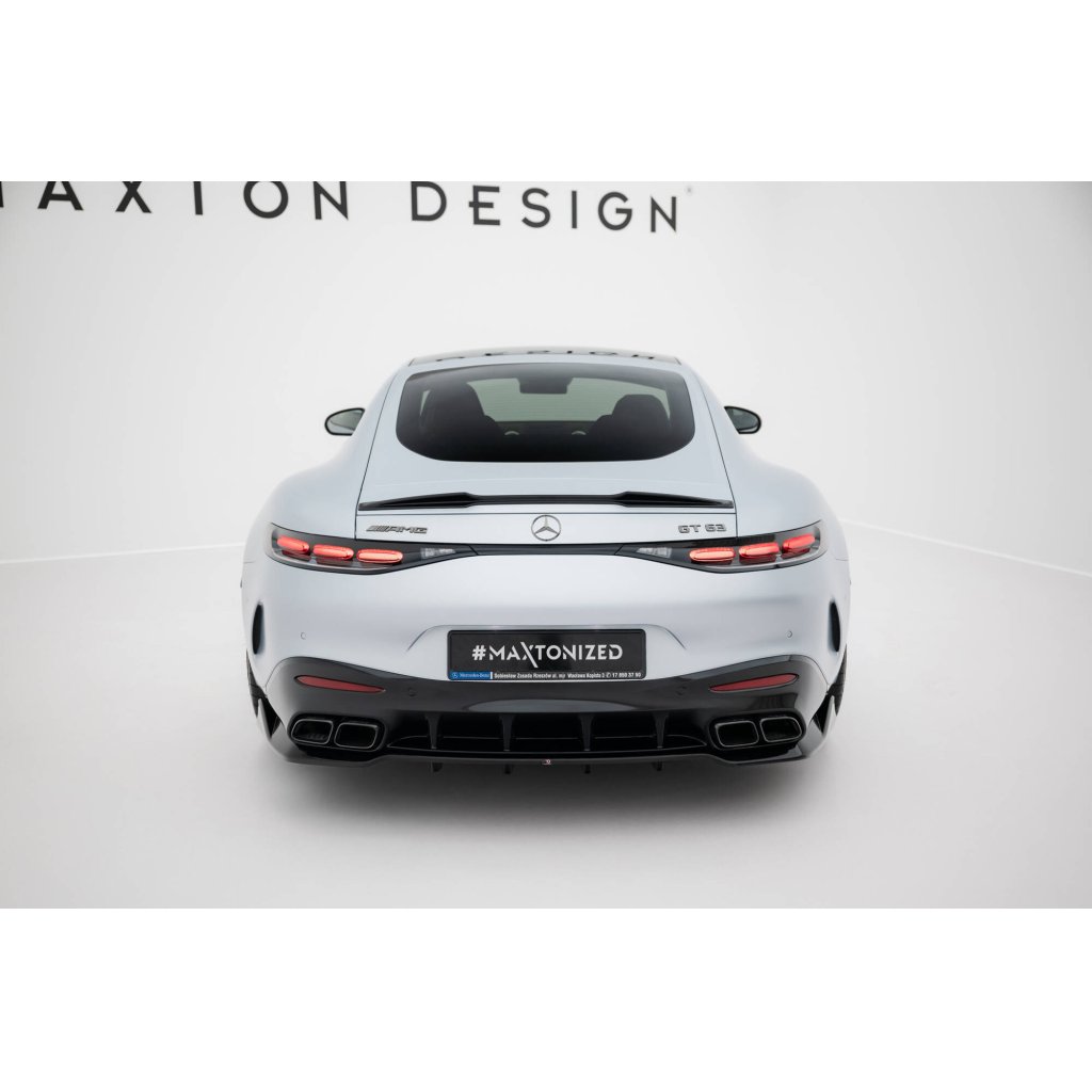 Maxton Design prodloužení spoileru 3d pro Mercedes AMG GT C192 /63, černý lesklý plast ABS