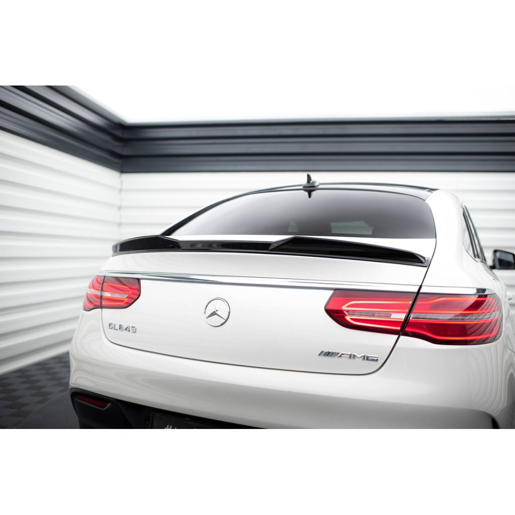 Maxton Design prodloužení spoileru 3d pro Mercedes GLE Coupe C292 AMG 43, Coupe C292 AMG-Line, černý lesklý plast ABS