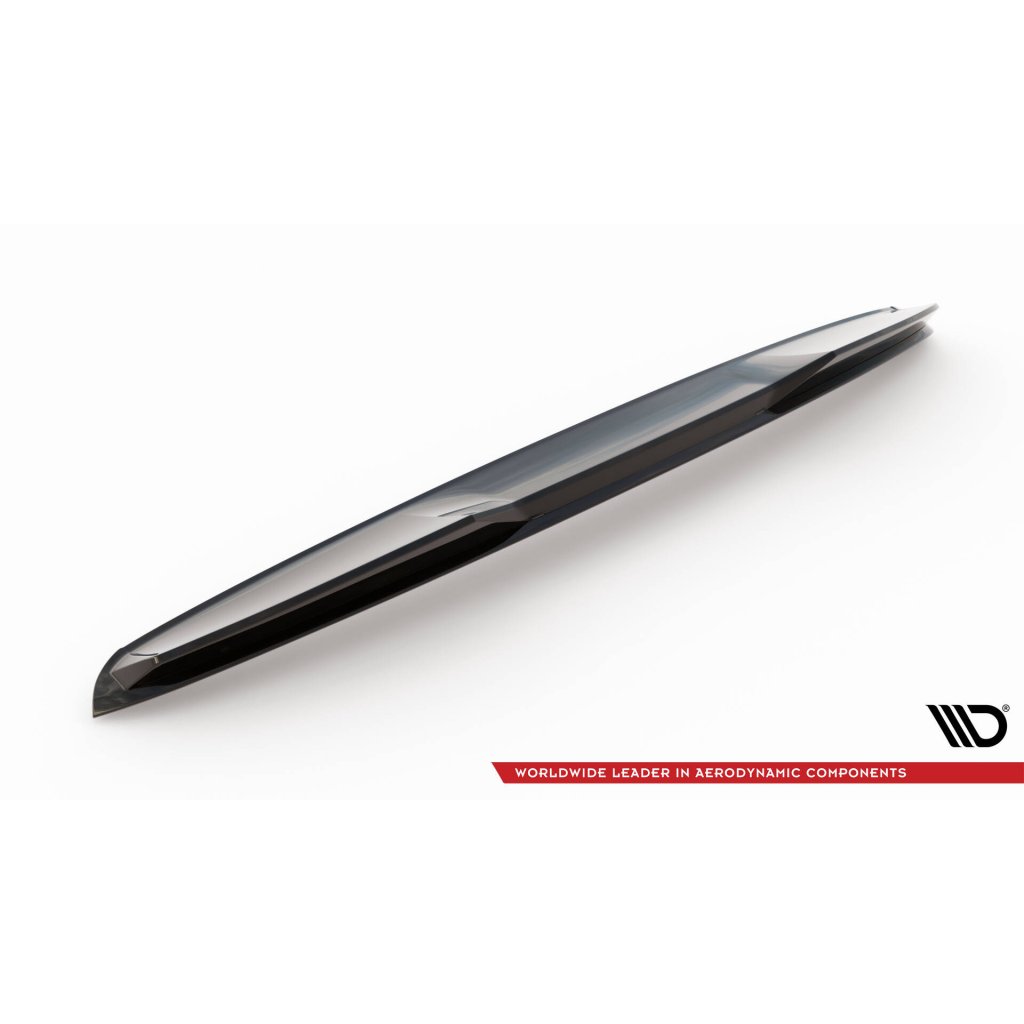 Maxton Design prodloužení spoileru 3d pro Porsche Taycan 4S, černý lesklý plast ABS, Cross Turismo