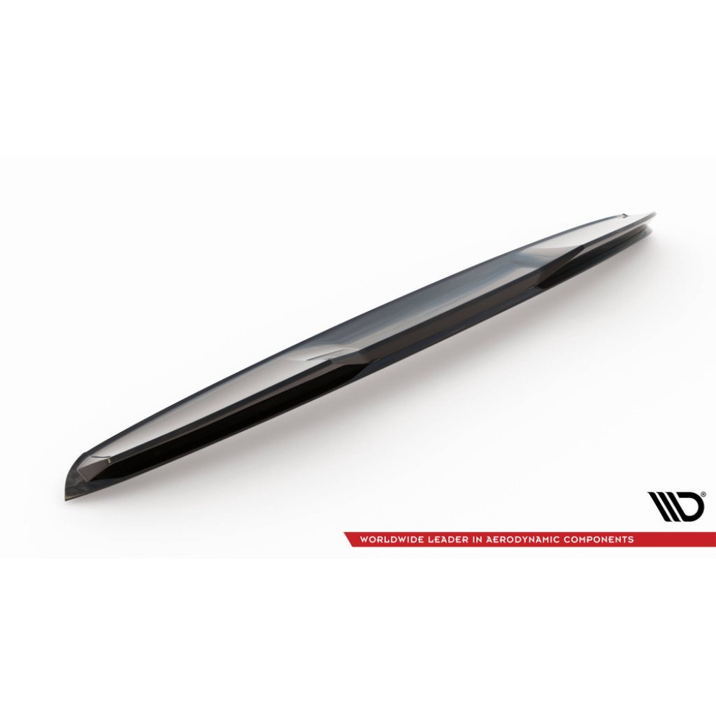Maxton Design prodloužení spoileru 3d pro Porsche Taycan 4S, černý lesklý plast ABS, Cross Turismo