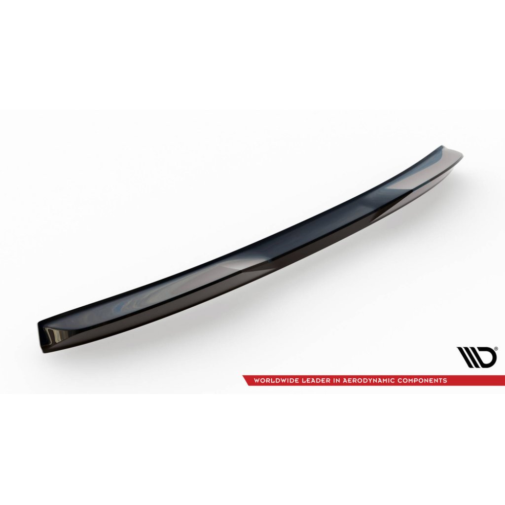 Maxton Design prodloužení spoileru 3d pro Škoda Enyaq iV RS Mk1, černý lesklý plast ABS