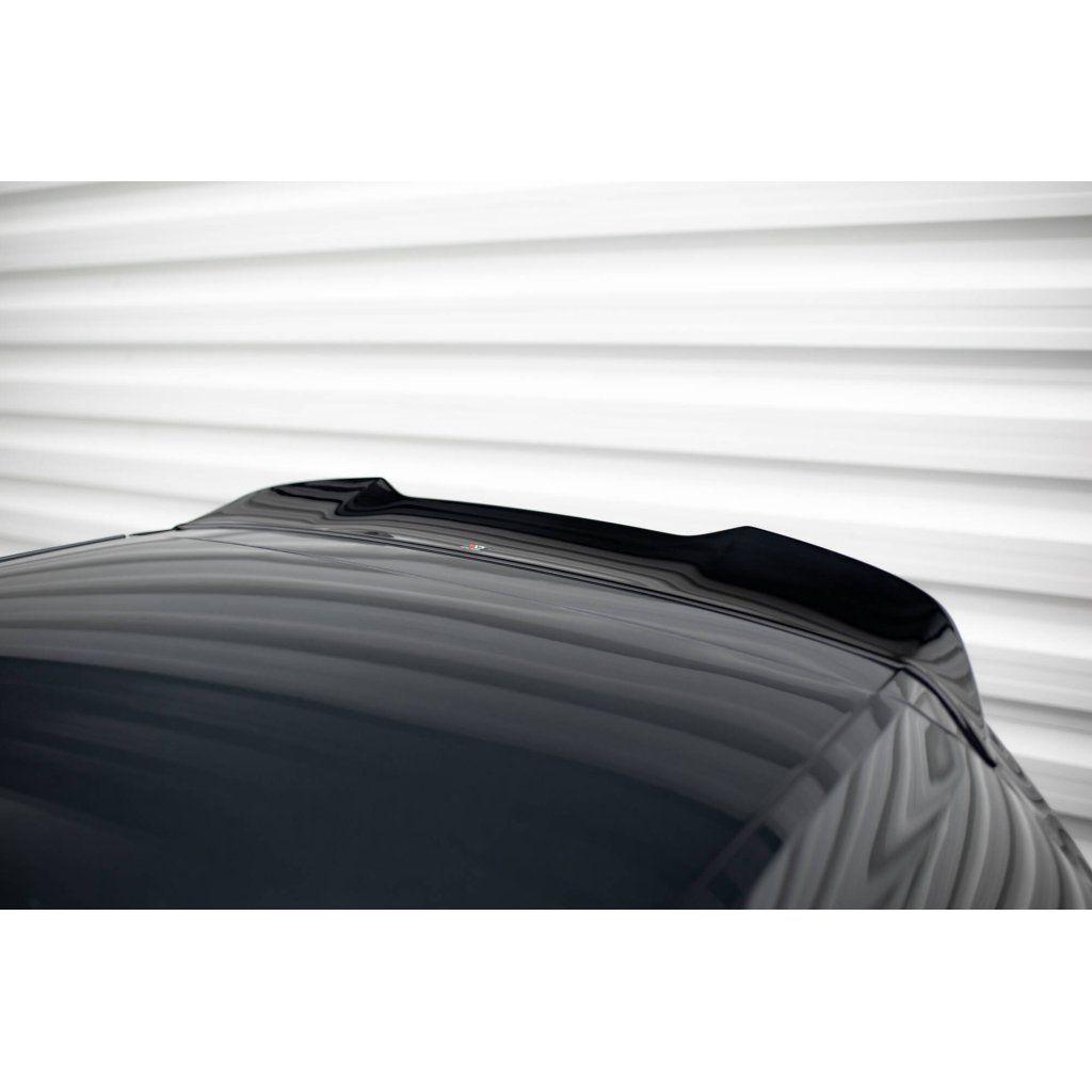 Maxton Design prodloužení spoileru 3d pro Volkswagen Golf R-Line Mk7, Mk7 Facelift, černý lesklý plast ABS