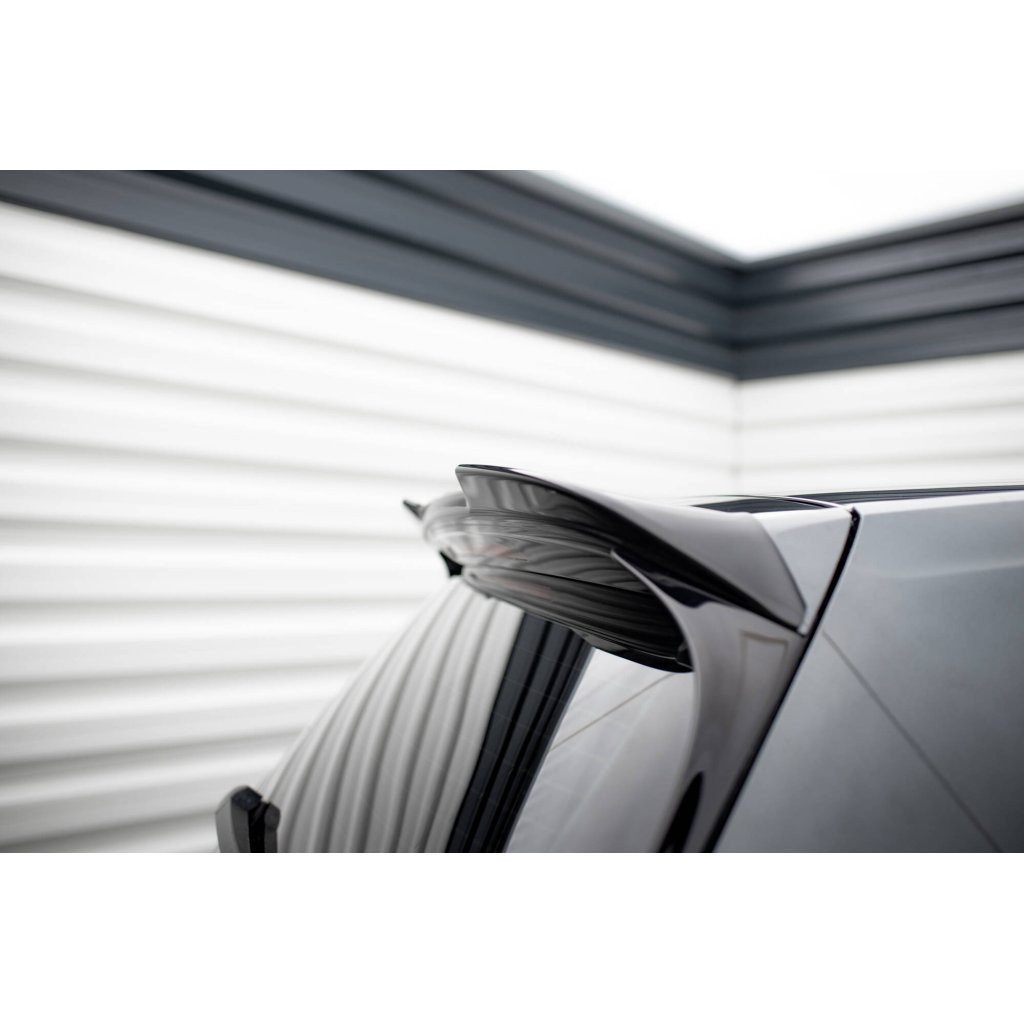 Maxton Design prodloužení spoileru 3d pro Volkswagen Golf R-Line Mk7, Mk7 Facelift, černý lesklý plast ABS