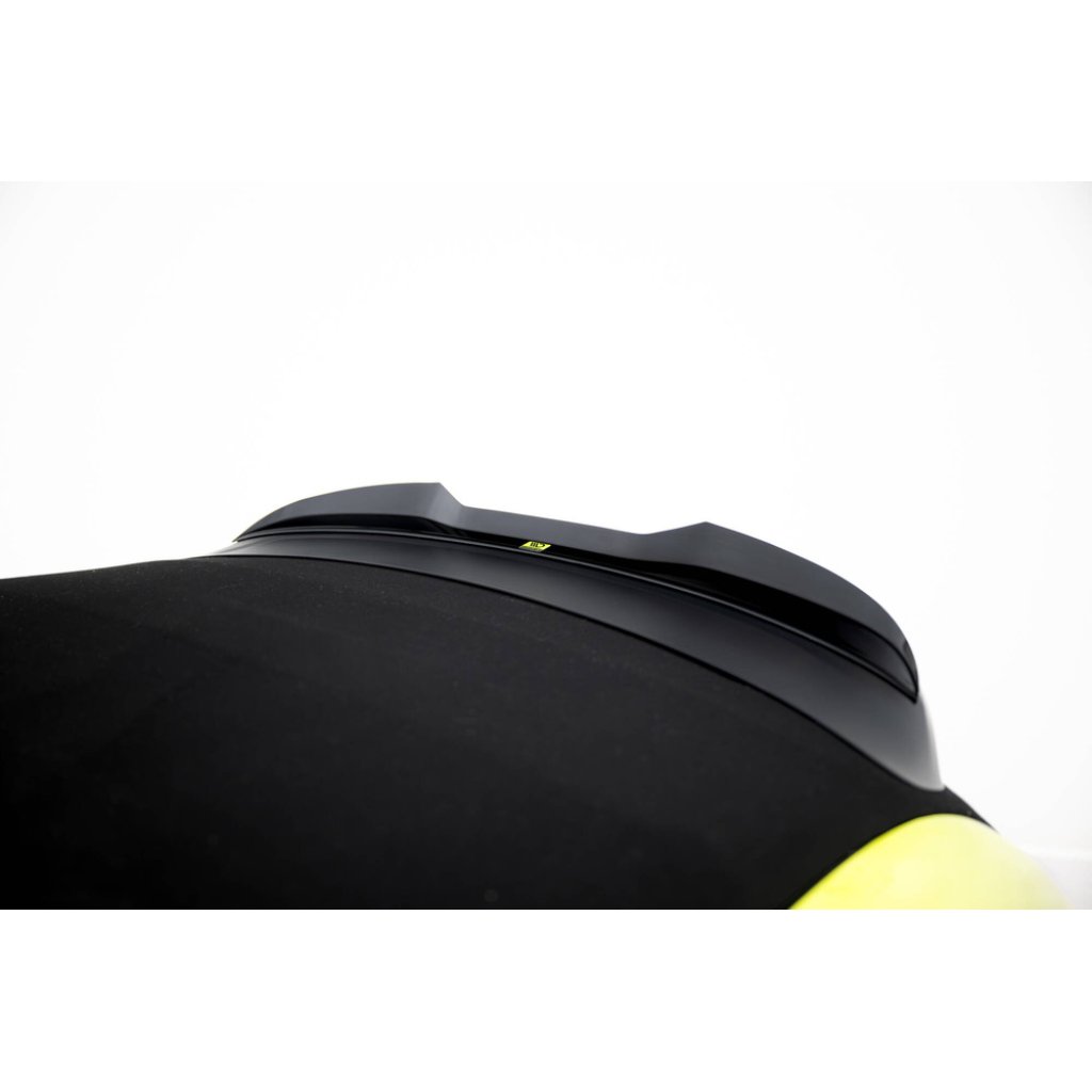 Maxton Design prodloužení spoileru pro Abarth 500E, černý lesklý plast ABS