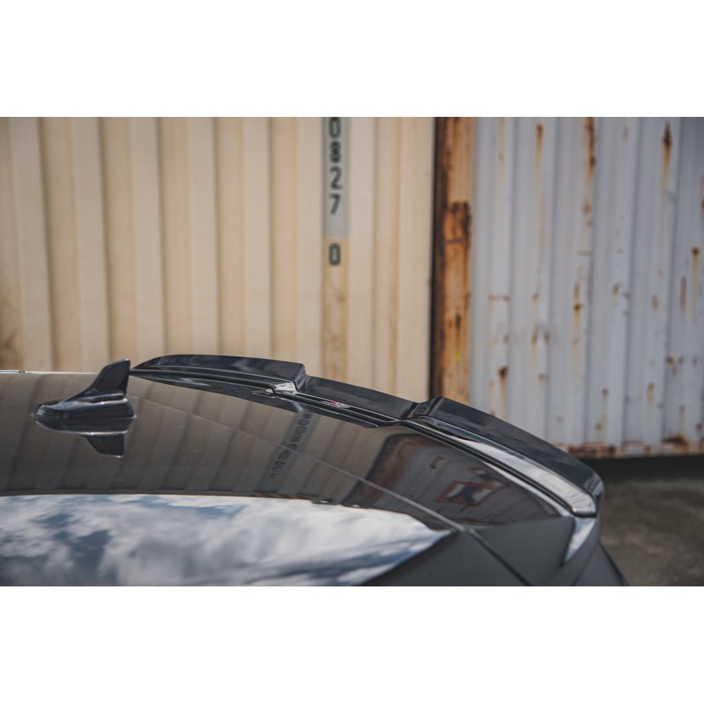 Maxton Design prodloužení spoileru pro Audi A1 GB, černý lesklý plast ABS