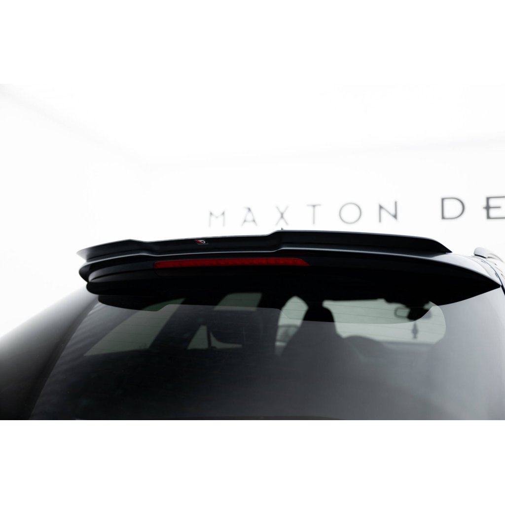Maxton Design prodloužení spoileru pro Audi A6, S6 C7, C7 FL, černý lesklý plast ABS