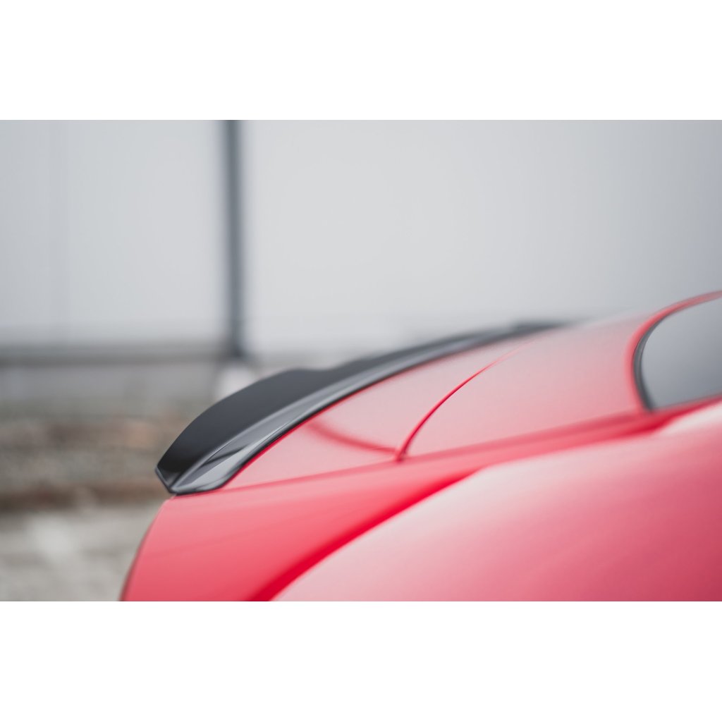 Maxton Design prodloužení spoileru pro Audi A7 C8 S-Line, černý lesklý plast ABS