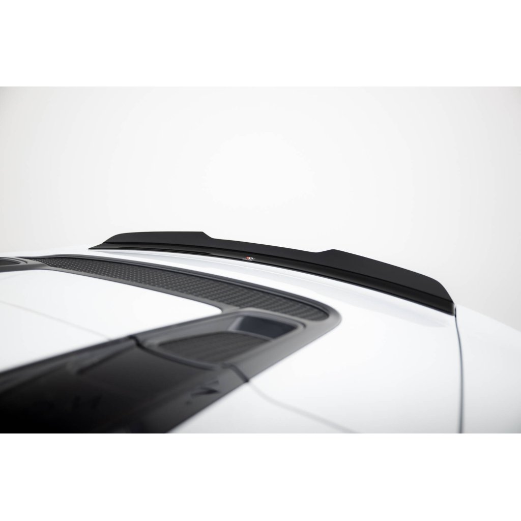 Maxton Design prodloužení spoileru pro Audi R8 Mk2, černý lesklý plast ABS, Spyder