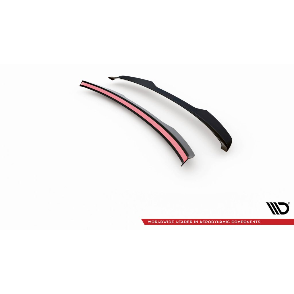 Maxton Design prodloužení spoileru pro Audi RS6 C6, černý lesklý plast ABS, Avant, r.v. 2007-2010